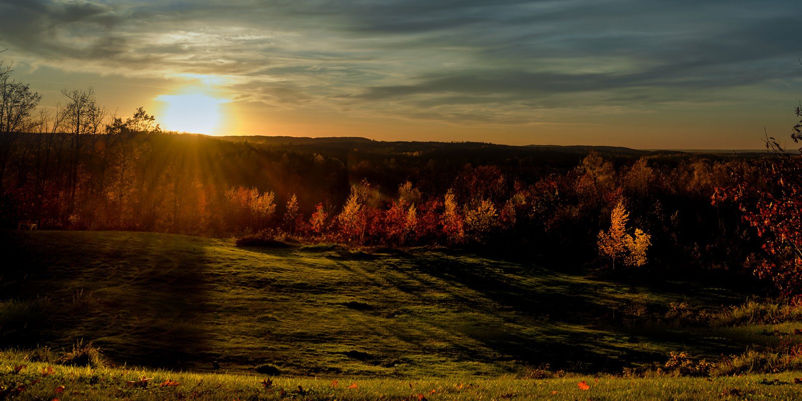 Natural landscape in Wisconsin